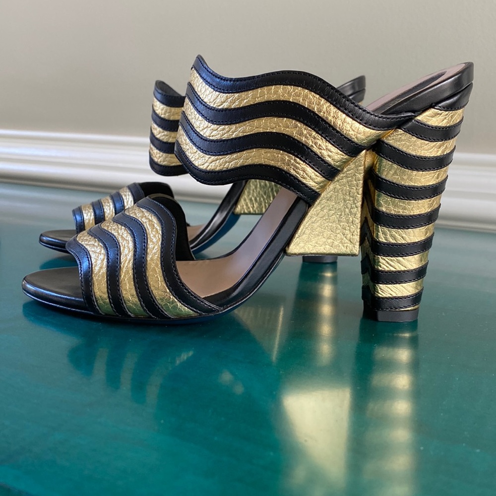 Fendi Gold Edition Sandals